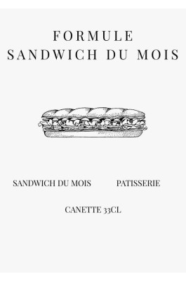Formule Sandwich du mois