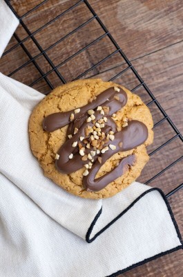 Cookie coeur nutella