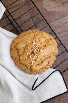 Cookie coeur cacahuète